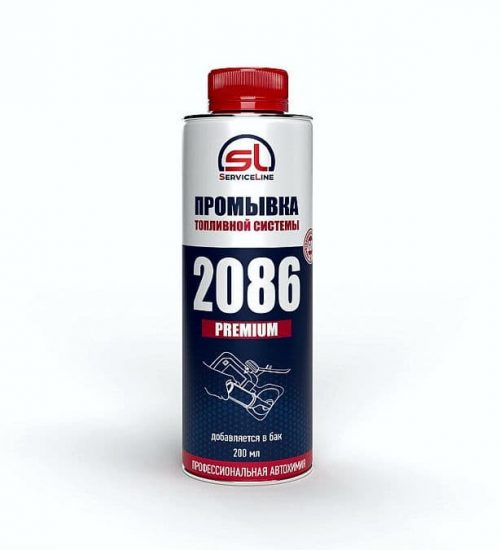 SL 2086 Premium промывка форсунок бензинового двигателя